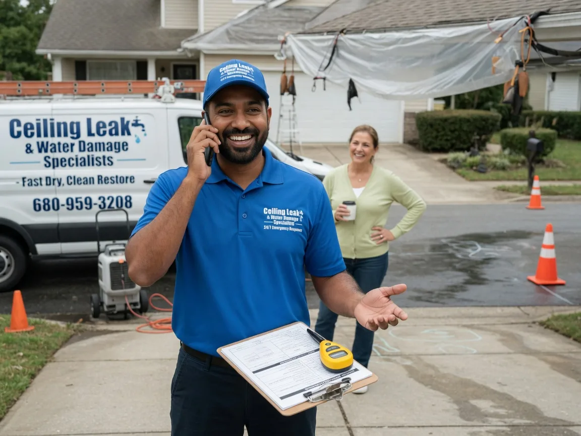 Ceiling Leak Cleanup Mantador, ND FAQs